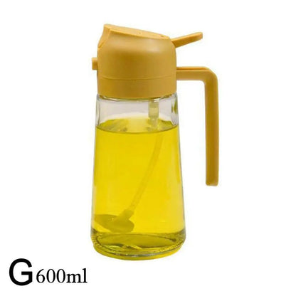 500/600ml Oil Spray Bottle Kitchen Cooking Olive Oil Dispenser For Kitchen BBQ Camping Olive Oil Diffuser Cooking