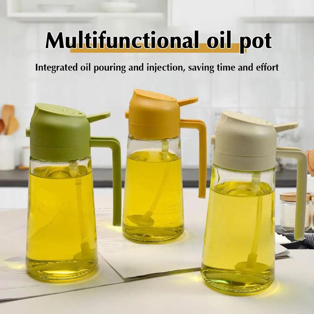 500/600ml Oil Spray Bottle Kitchen Cooking Olive Oil Dispenser For Kitchen BBQ Camping Olive Oil Diffuser Cooking
