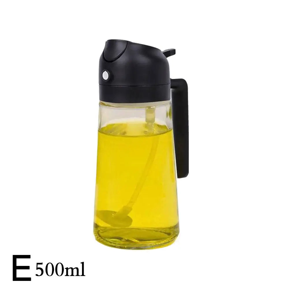 500/600ml Oil Spray Bottle Kitchen Cooking Olive Oil Dispenser For Kitchen BBQ Camping Olive Oil Diffuser Cooking