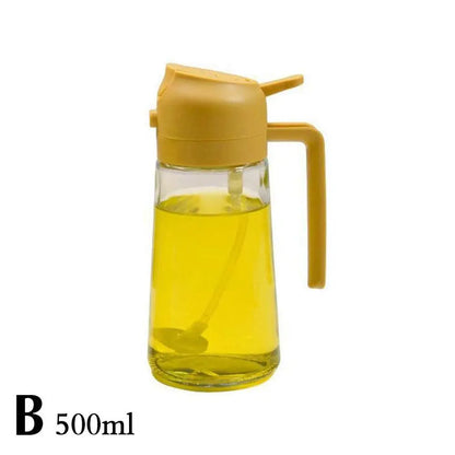 500/600ml Oil Spray Bottle Kitchen Cooking Olive Oil Dispenser For Kitchen BBQ Camping Olive Oil Diffuser Cooking
