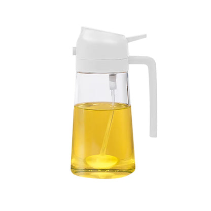 New 500ml Plastic Spray Oil Sprayer Bottle Atomized Fat Loss Spray Oil Artifact Oil Spray Bottle BBQ Cooking Kitchen Tool